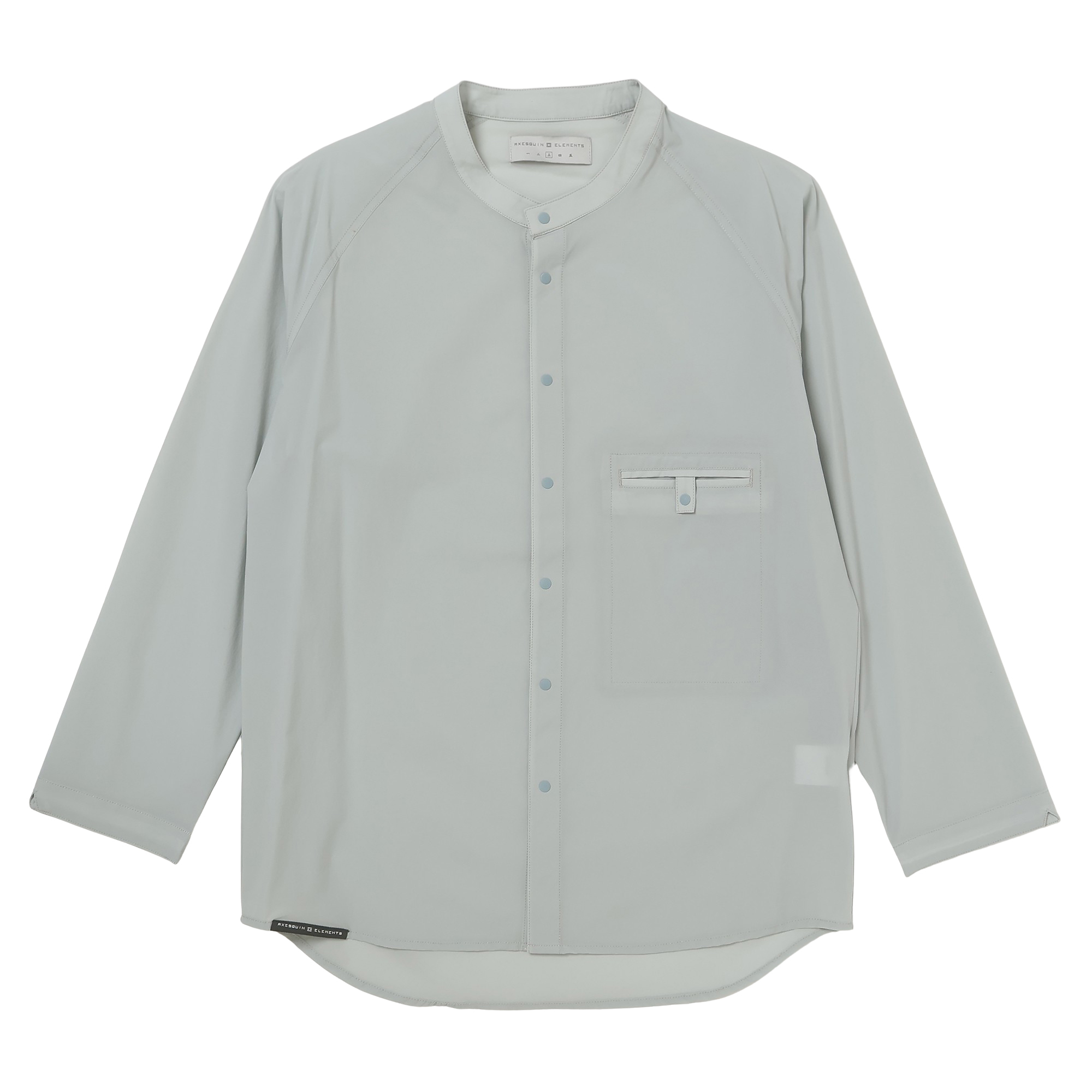 ソフトシェルのラウンドネックシャツ