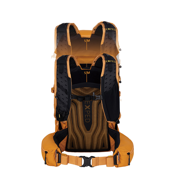 背面長の長さが調節可能(Skyline 30･45のみ)